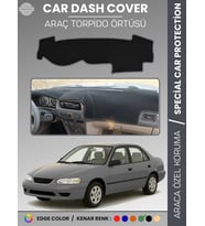 TOYOTA COROLLA E110 (1998-2002) Torpido Örtüsü Ön Göğüs Koruma Araca Özel Çatlamayı Önler Kaymaz