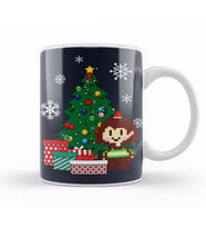 Chara Around The Christmas Tree Undertale Kupa Bardak Porselen