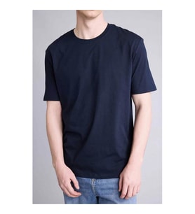 Defacto %100 Pamuk Basic Lacivert Erkek T-Shirt V7699AZ/NV64