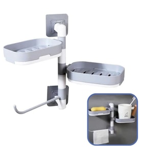 Mcg® Çoklu Sabun Tutucu Fonksiyonel Banyo Sabunluk