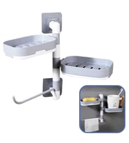 Mcg® Çoklu Sabun Tutucu Fonksiyonel Banyo Sabunluk