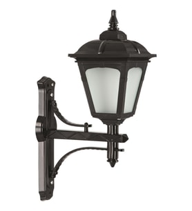 AVONNI BAP-68185-BSY-M1 Siyah Boyalı Dış Mekan Aydınlatma E27 ABS Polikarbon Cam 40x20cm