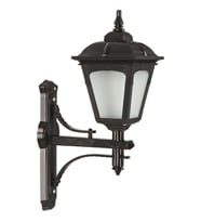 AVONNI BAP-68185-BSY-M1 Siyah Boyalı Dış Mekan Aydınlatma E27 ABS Polikarbon Cam 40x20cm