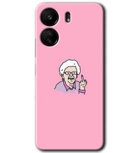 Xiaomi Redmi 13C Kılıf HD Desen Baskılı Kılıf - Bad Grandmother
