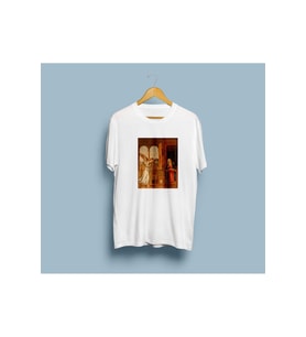 Oversize Annunciation Tasarım Unisex T-shirt