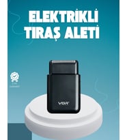 Mey İthalat® Taşınabilir Mini Elektrikli Tıraş Makinesi  Sessiz Güçlü Motor