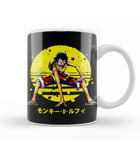 One Piece Luffy 02 Kupa Bardak Porselen