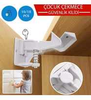 GİZLİ ÇEKMECE KİLİDİ (bebek kilidi)