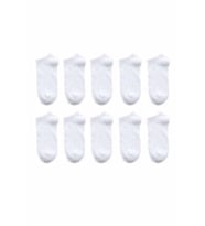Unisex Beyaz Yazlık Patik Çorap10lu Paket Gezen 123699