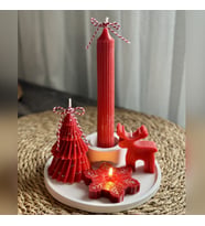 Yılbaşı Özel Seri Mum Seti