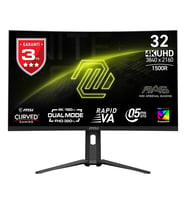 MSI MAG 321CUPDF 31.5 inç 160Hz 4K UHD 0.5ms 320Hz Full HD Dual Mode FreeSync Premium Rapid VA Kavisli Gaming Monitör
