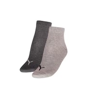 Puma Quarter 2P Çorap (2 Çift) 93532501 Gri