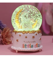 Unicorn Kar Motorlu Işıklı ve Müzikli Büyük Boy Kar Küresi