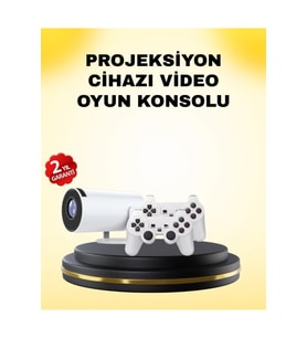 Taşınabilir Kablosuz Mini Projeksiyon ile Film, Dizi ve Oyun Keyfi