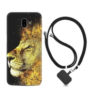Samsung J6 Plus J7 Prime J7 Pro M20 Kılıf Boyun Askılı Silikon Leon 1323