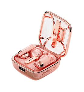 Divoom Spark Air TWS Bluetooth Kulakiçi Kulaklık, Pembe