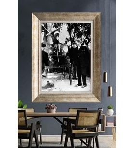 Gümüş Çerçeveli Atatürk Tablo za342