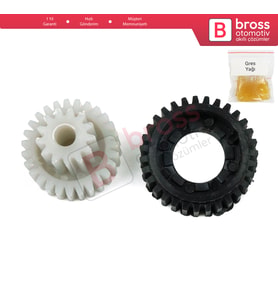 BGE547+BGE555 Porsche Cayenne VW Touareg İçin Arka Cam Güneşlik Perde Motor Dişli Set 958536317013W4