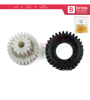 BGE547+BGE555 Porsche Cayenne VW Touareg İçin Arka Cam Güneşlik Perde Motor Dişli Set 958536317013W4
