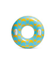 59256 Tutamaçlı Girdap Halkaları Desenli Simit 91 cm