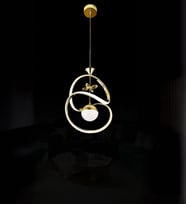 Mira Ledli Sarkıt Avize (Gold)