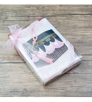 İsme Özel Çocuk Pembe Hediyelik Set Seccade Elif Ba 99 İnci Tesbih
