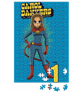 Captain Marvel Carol Danvers The Skrulls Puzzle 240 Parça