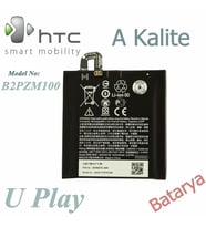 HTC  Uyumlu U Play B2PZM100 A Kalite Batarya