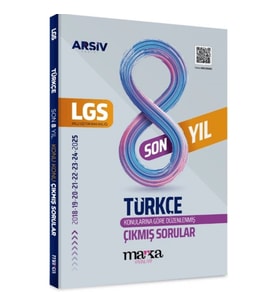 LGS Türkçe Konu Konu Çıkmış Sorular Son 8 Yıl