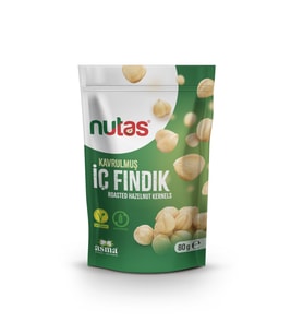 Nutas Kavrulmuş İç Fındık - 80g Doypack