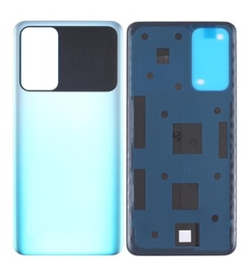 Xiaomi Poco M4 Pro 5G Uyumlu Arka Pil Batarya Kapağı 21091116AG MZB0BGVIN (Mavi)