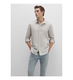 Mavi Slim Fit Uzun Kollu Bej Erkek Gömlek M0211656-70145