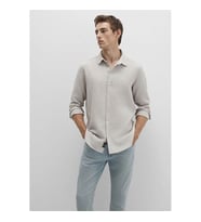 Mavi Slim Fit Uzun Kollu Bej Erkek Gömlek M0211656-70145
