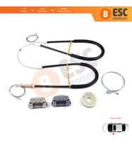 Jaguar X Type X400 2001-2009 4/5 Kapı C2S51554 İçin Elektrikli Ön Sol Cam Kriko Tamir Seti