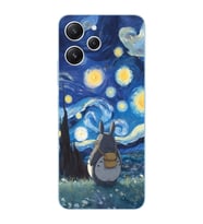 Xiaomi Redmi 12 Uyumlu Uyumlu Komşum Totoro Tasarımlı Şeffaf Telefon Kılıfı