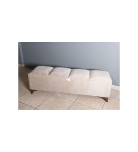 Ceviz Sandıklı Bench Puf