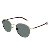 Mont Blanc MB0343SA 002 55 Erkek Güneş Gözlüğü (Gold)