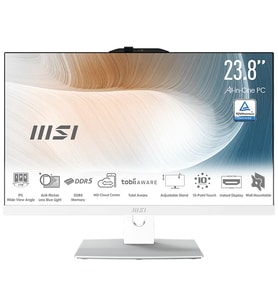 MSI AIO 23.8 CORE 5 120U-16GB DDR5 RAM-512GB NVME-FDOS / MODERN AM242P 1M-2089XEU