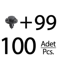 Honda, Nissan, Toyota, Mitsubishi için Davlumbaz ve Çamurluk Klipsi- 100 Adet