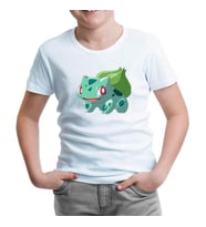Pokemon - Bulbasaur Beyaz Çocuk Tshirt