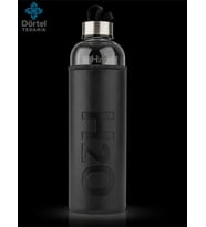 H2o Deri Kılıflı Cam Matara 1000 Ml Kırmızı