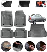Hyundai Accent Admire 2000-2005 Uyumlu Paspas Araca Özel Bagaj Havuzu MBS Gri