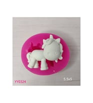 YY0324 Yandan Bakan Unicorn Silikon Silikon Kalıp