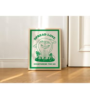 Kurbağa Mantar Duvarı, Olumlama Dekoru, Büyük Sanat, Baskılar