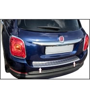 Fiat 500X Krom Arka Tampon Üstü Koruma P.ÇELİK 2014 üzeri P.Çelik