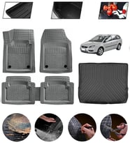 Ford Focus 2 Station Wagon Uyumlu Paspas Araca Özel Bagaj Havuzu MBS Gri