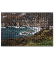 Cakapuzzle Hırçın Deniz ve Koyun Sonunda Kayalıklar  Puzzle Yapboz MDF (Ahşap) (120 Parça)