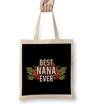 Cute & Adorable Best Nana Ever Grandma Gramgram Bez Çanta Uzun Saplı