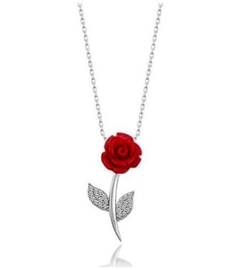 GÜL  925 AYAR GÜMÜŞ KOLYE (Karışık)