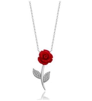 GÜL  925 AYAR GÜMÜŞ KOLYE (Karışık)